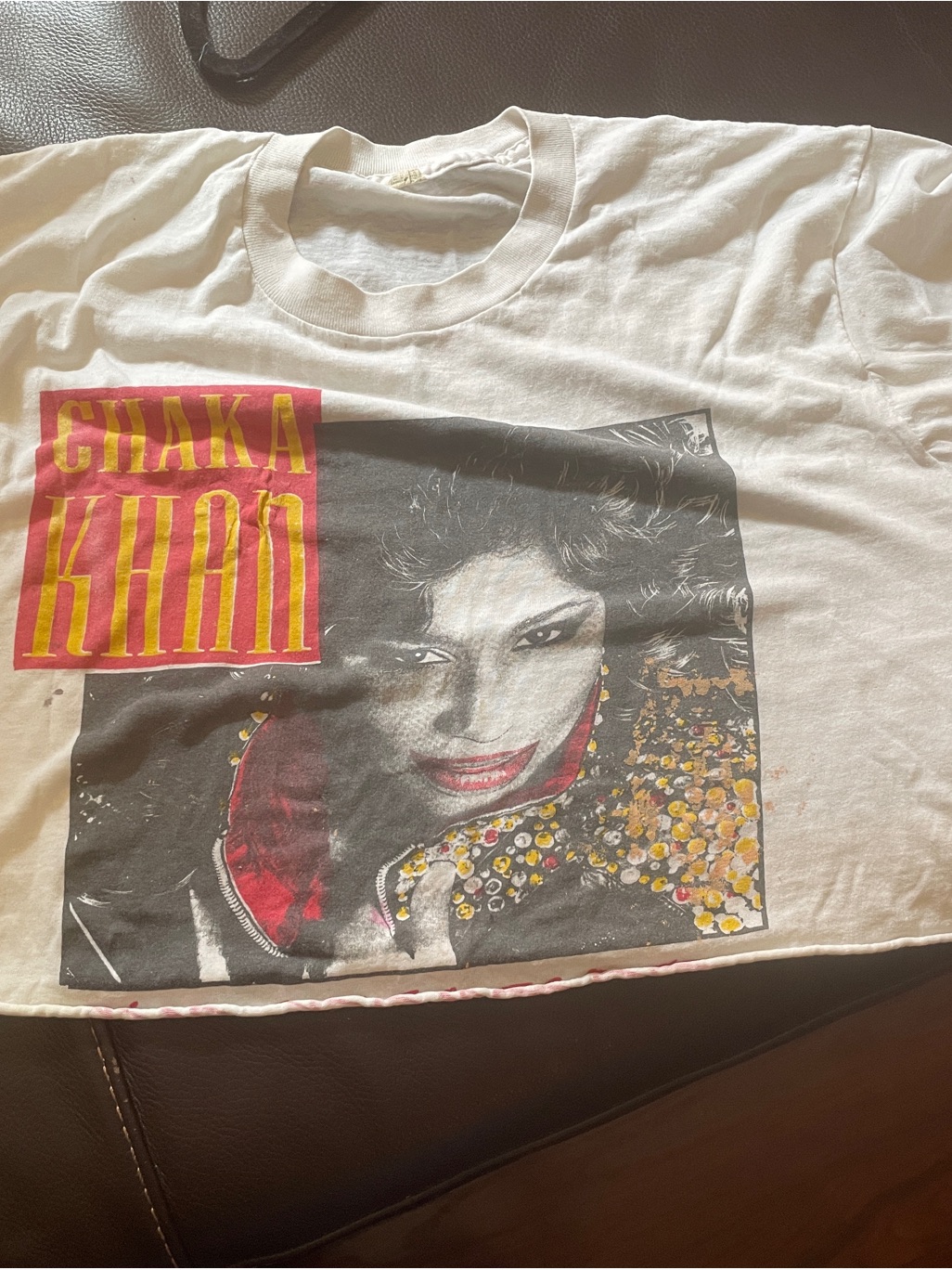 Chaka Khan Al Jarreau Vintage Concert Tee  1987